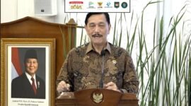 Luhut Binsar Pandjaitan dalam acara Rencana Induk Pemerintahan Digital Nasional 2025–2045.