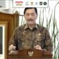 Luhut Binsar Pandjaitan dalam acara Rencana Induk Pemerintahan Digital Nasional 2025–2045.