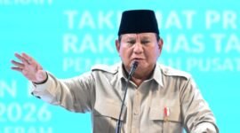 Presiden Prabowo Subianto secara resmi membuka Rapat Koordinasi Nasional (Rakornas) Pemerintah Pusat dan Daerah Tahun 2026 yang digelar di Sentul International Convention Center (SICC), Kabupaten Bogor, Provinsi Jawa Barat, pada Senin, 2 Februari 2026. Foto: BPMI Setpres.