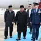 Presiden Republik Indonesia Prabowo Subianto tiba di Amerika Serikat (AS) pada Selasa, 17 Februari 2026 pukul 11.55 waktu setempat. (Foto/Setkab)
