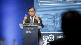 Gubernur DKI Pramono Anung saat menghadiri peluncuran Indonesia City Investment Accelerator (ICIA) dalam rangkaian kegiatan Indonesia Economic Summit (IES) di Hotel Shangri-La Jakarta, Jakarta Pusat, pada Selasa (3/2/2024). Dok/Humas DKI