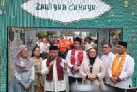 Gubernur Pramono Anung saat kick-off Jakarta Ramadan Festival di kawasan Bundaran Hotel Indonesia, Jakarta Pusat. (Foto:dok Humas Pemprov DKI)