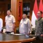 Presiden Prabowo Subianto saat meresmikan 218 jembatan secara virtual. (Foto: Biro Pers Sekretariat Presiden).