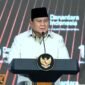 Presiden Prabowo saat menghadiri acara tasyakuran Hari Ulang Tahun (HUT) ke-1 Danantara Indonesia yang digelar di Wisma Danantara pada Rabu, 11 Maret 2026.