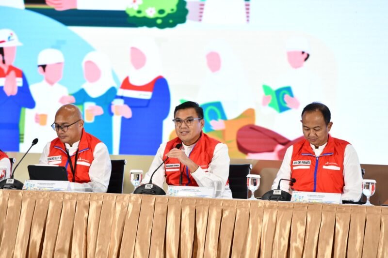 Pada Press Conference Satgas Ramadan & Idulfitri Pertamina di Jakarta, Selasa (3/3), Pertamina Group berkomitmen dan menyiapkan pasokan energi bagi masyarakat. Melalui Satgas ini, Pertamina juga menyediakan sejumlah layanan tambahan bagi masyarakat yang akan bepergian.