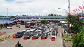 Antrean kendaraan menuju Pelabuhan Gilimanuk, Bali. (Dok: Humas Kemenhub)
