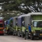 Sejumlah angkutan barang melanggar pembatasan kendaraan selama Lebaran. (Dok: Humas Kemenhub)