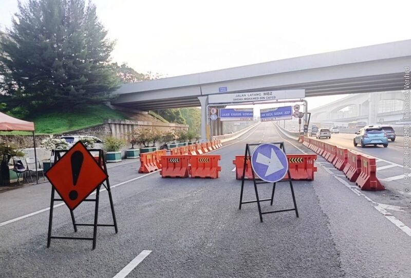 Ruas Layang MBZ yaitu akses masuk Jati Asih, Kalimalang dan KM 10 A.