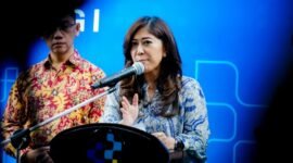 Menteri Komunikasi dan Digital, Meutya Hafid mengatakan PP Tunas mewajibkan seluruh platform digital membatasi akses anak sesuai usia serta memperkuat pelindungan data pribadi anak. (Foto: Humas Kemkomdigi)