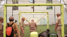 Lapangan Padel di Jakarta di segel.