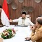 Presiden Prabowo Subianto menerima Ketua dan Anggota Dewan Ekonomi Nasional (DEN) bersama sejumlah menteri terkait di Jakarta, pada Rabu, 11 Maret 2026.