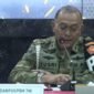 Danpuspom TNI Mayjen Yusri Nuryanto saat jumpa pers terkait pelaku penyiraman air ke Wakil Koordinator KontraS Andrie Yunus. 