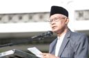 Ketua Umum Muhammadiyah, Haedar Nashir, selepas menunaikan dan menyampaikan Khutbah Idulfitri 1447 H di Universitas Muhammadiyah Yogyakarta (UMY), pada Jumat (20/3/2026). (Dok: Muhammadiyah)