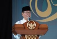 Gubernur DKI, Pramono Anung saat menghadiri kegiatan buka puasa bersama tokoh masyarakat dan warga Jakarta Barat di Gedung Olahraga (GOR) Cengkareng Barat, Jakarta Barat, pada Senin (16/3/2026). (Dok: Humas Pemprov DKI)