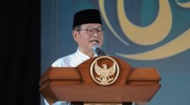 Gubernur DKI, Pramono Anung saat menghadiri kegiatan buka puasa bersama tokoh masyarakat dan warga Jakarta Barat di Gedung Olahraga (GOR) Cengkareng Barat, Jakarta Barat, pada Senin (16/3/2026). (Dok: Humas Pemprov DKI)