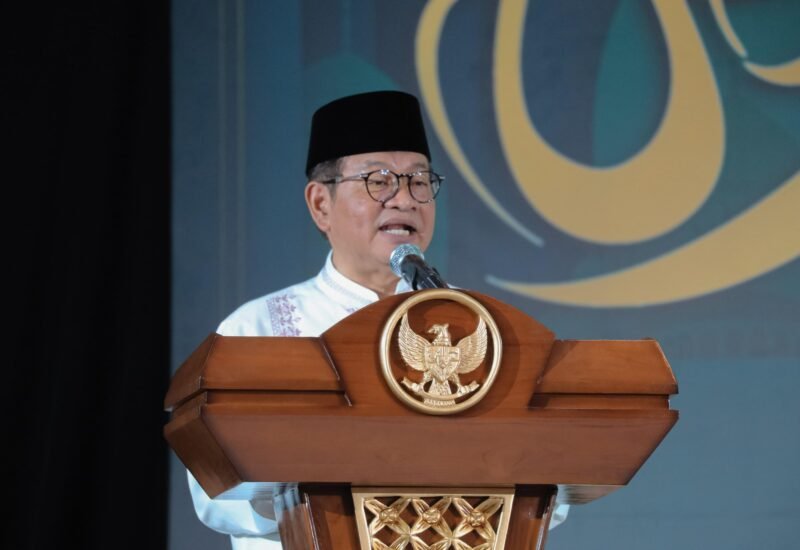 Gubernur DKI, Pramono Anung saat menghadiri kegiatan buka puasa bersama tokoh masyarakat dan warga Jakarta Barat di Gedung Olahraga (GOR) Cengkareng Barat, Jakarta Barat, pada Senin (16/3/2026). (Dok: Humas Pemprov DKI)