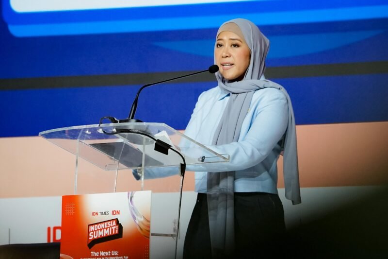 Menteri Komunikasi dan Digital Meutya Hafid mengatakan sebagai penggerak pertumbuhan ekonomi digital di kawasan, Pemerintah terus memperkuat fondasi kedaulatan digital melalui pengembangan kecerdasan artifisial (AI), infrastruktur digital, dan penguatan talenta nasional guna memastikan manfaat transformasi digital dapat dirasakan secara luas oleh masyarakat. Foto: Dunia Meutya/Ditjen KPM Kemkomdigi