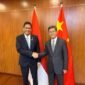 Menteri Keuangan (Menkeu), Purbaya Yudhi Sadewa, melakukan pertemuan bilateral dengan Menteri Keuangan Republik Rakyat Tiongkok (RRT), Lan Fo’an, di Beijing, Rabu (17/6/2026).