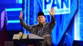 Presiden Prabowo Subianto menghadiri acara Puncak Peringatan HUT ke-28 Partai Amanat Nasional (PAN) di Plenary Hall, Jakarta International Convention Center (JICC), Jakarta, Jumat, 18 September 2026. Foto: BPMI Setpres/Muchlis Jr