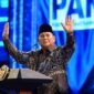 Presiden Prabowo Subianto menghadiri acara Puncak Peringatan HUT ke-28 Partai Amanat Nasional (PAN) di Plenary Hall, Jakarta International Convention Center (JICC), Jakarta, Jumat, 18 September 2026. Foto: BPMI Setpres/Muchlis Jr